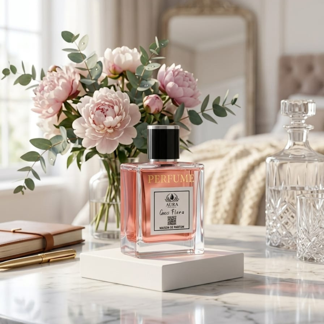 Aura “ Gucci Flora” Eau de Parfum – Elegant Floral Luxury Fragrance for Women